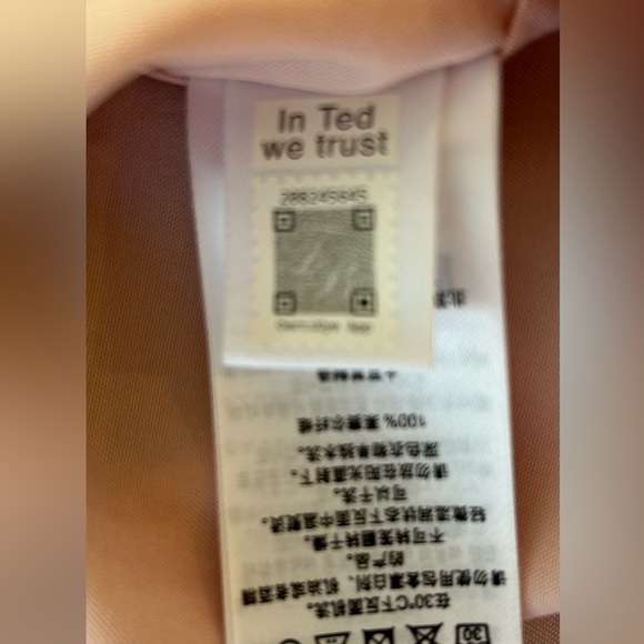 Ted Baker London Mens Tencel Micro Pleated Button Up Pink Shirt Size 7 US 3XL - Picture 6 of 11